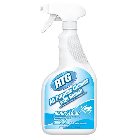 INTERCON CHEMICAL RTG All Purpose Cleaner with Bleach, Characteristic bleach odor, 6 PK FICCB-QS-6X34-RAPC